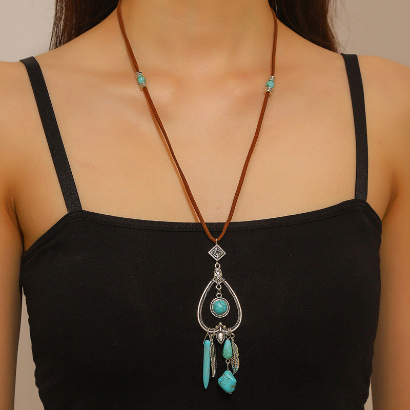 Bohemian Charm Pendant Necklace