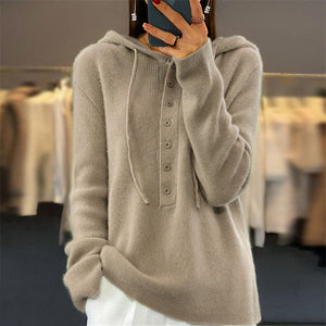 Stylish Solid Hoodie Sweatshirt