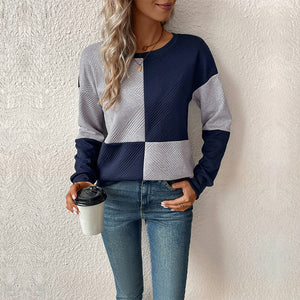 Retro Color Block Sweatshirt