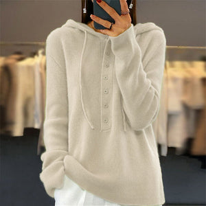 Stylish Solid Hoodie Sweatshirt