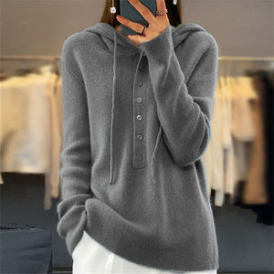 Stylish Solid Hoodie Sweatshirt