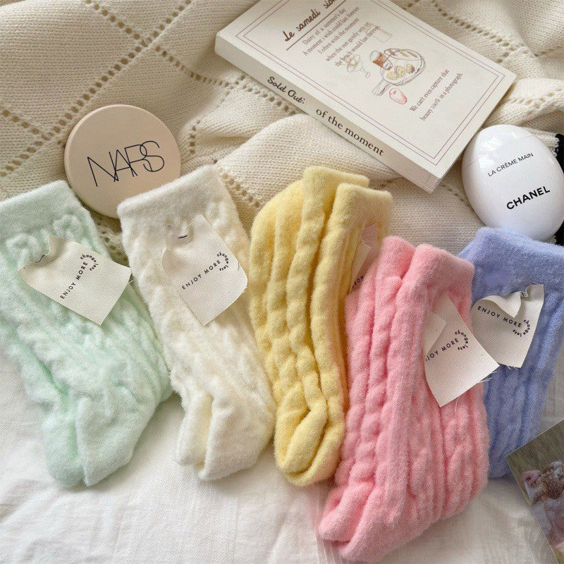 Warm and Soft Plush Socks