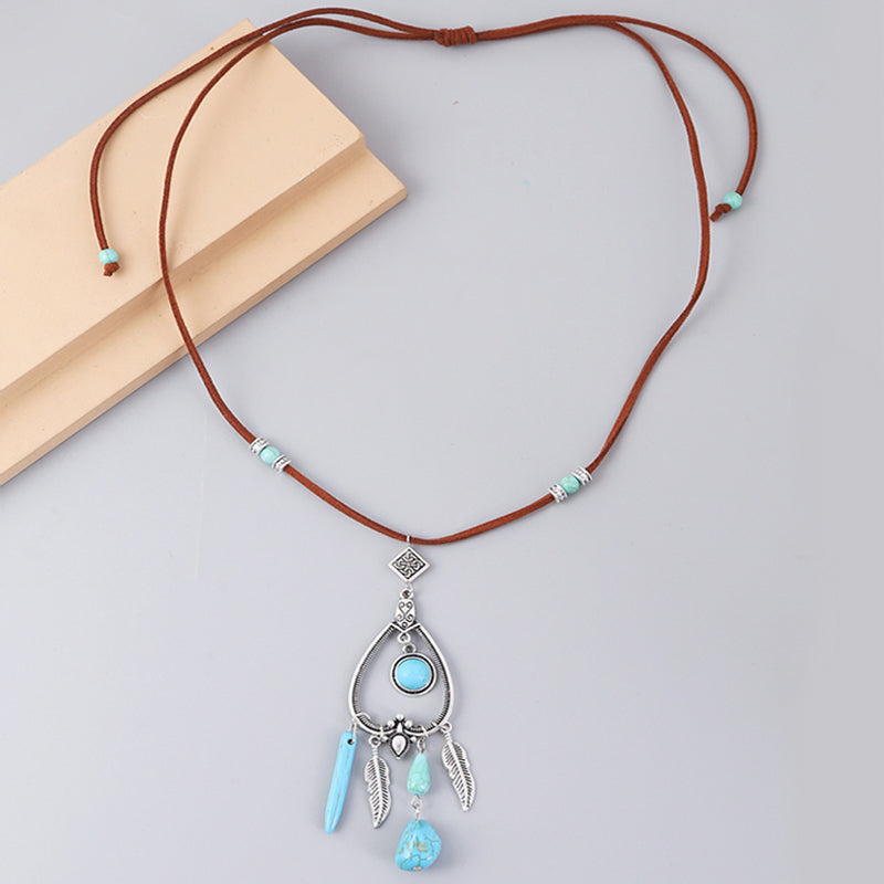 Bohemian Charm Pendant Necklace