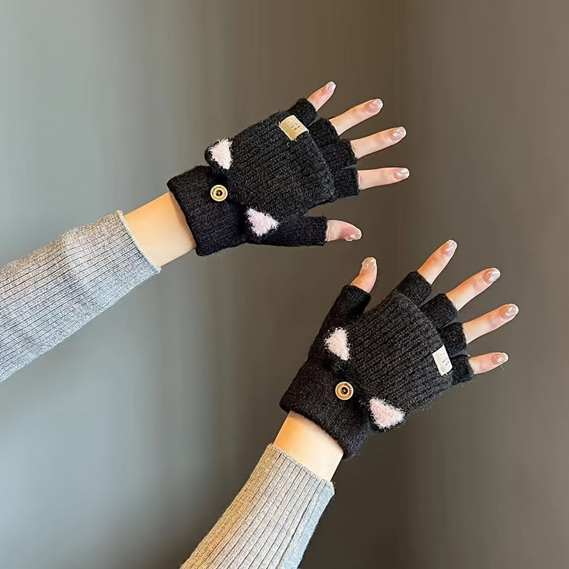 Colorful Cartoon Gloves for Warmth and Style
