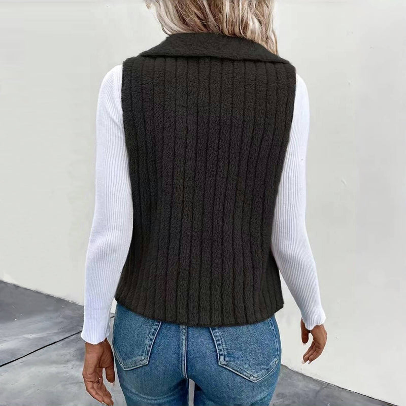 Sleek Solid Color Cardigan for Relaxing Moments