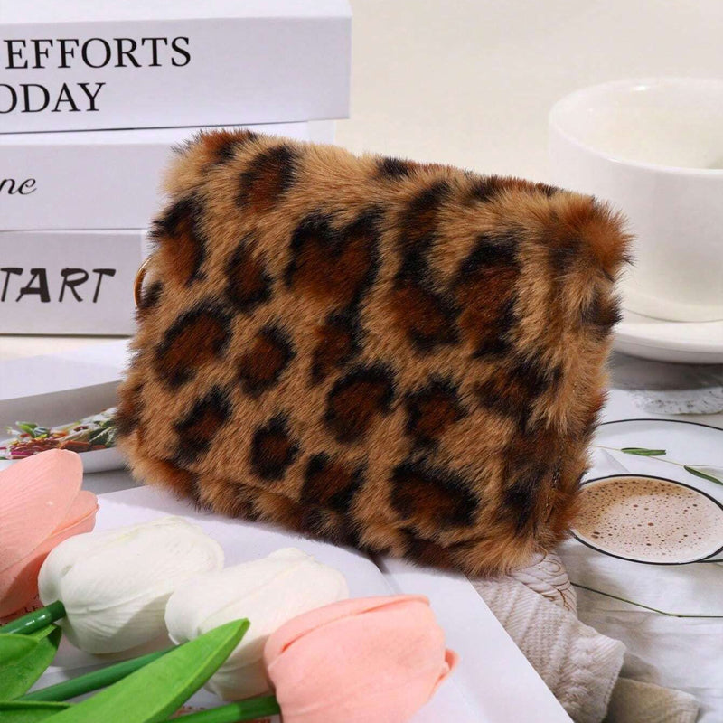 Chic Vintage Leopard Print Coin Purse