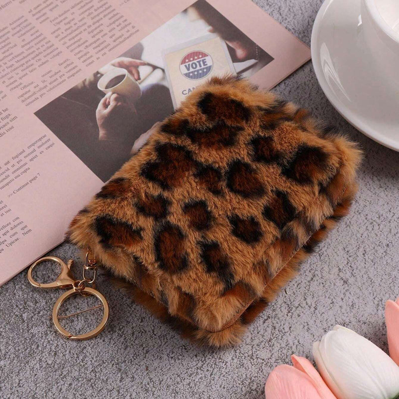 Chic Vintage Leopard Print Coin Purse
