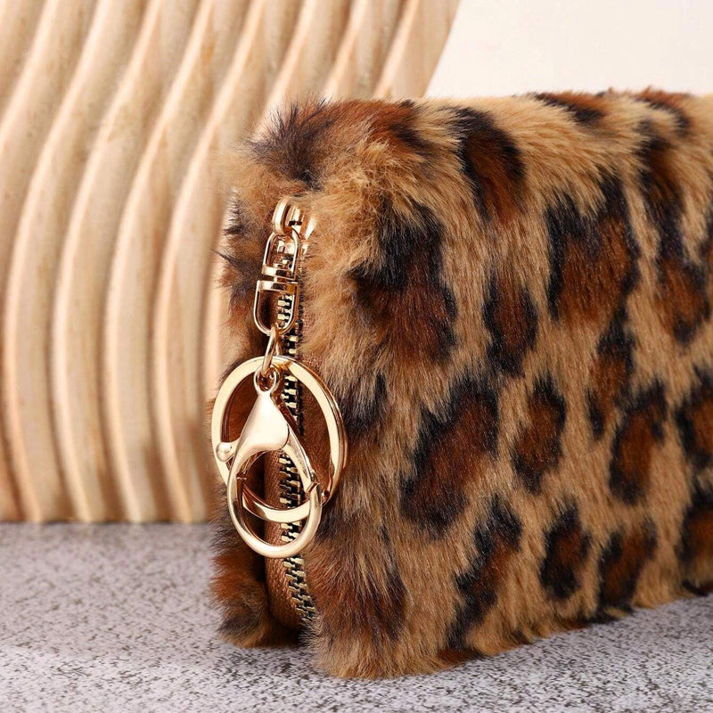 Chic Vintage Leopard Print Coin Purse