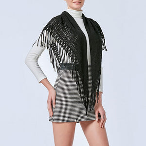 Sophisticated Hollow Scarf