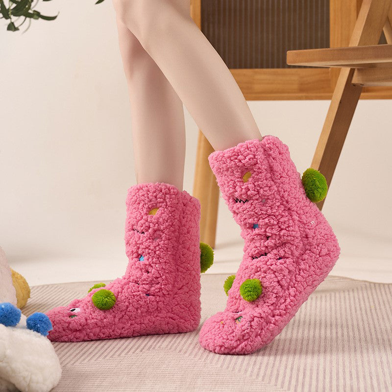 Colorful and Soft Knitted Cozy Socks