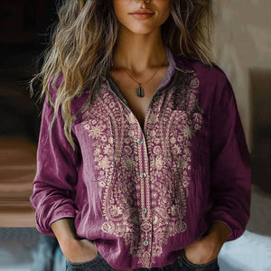 Floral Vintage Blouse for a Timeless Style