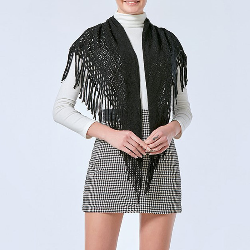 Sophisticated Hollow Scarf