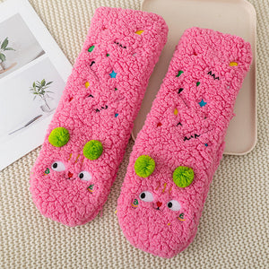 Colorful and Soft Knitted Cozy Socks