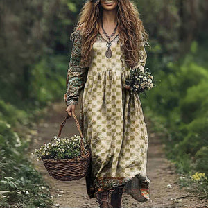 Chic Retro Casual Dress