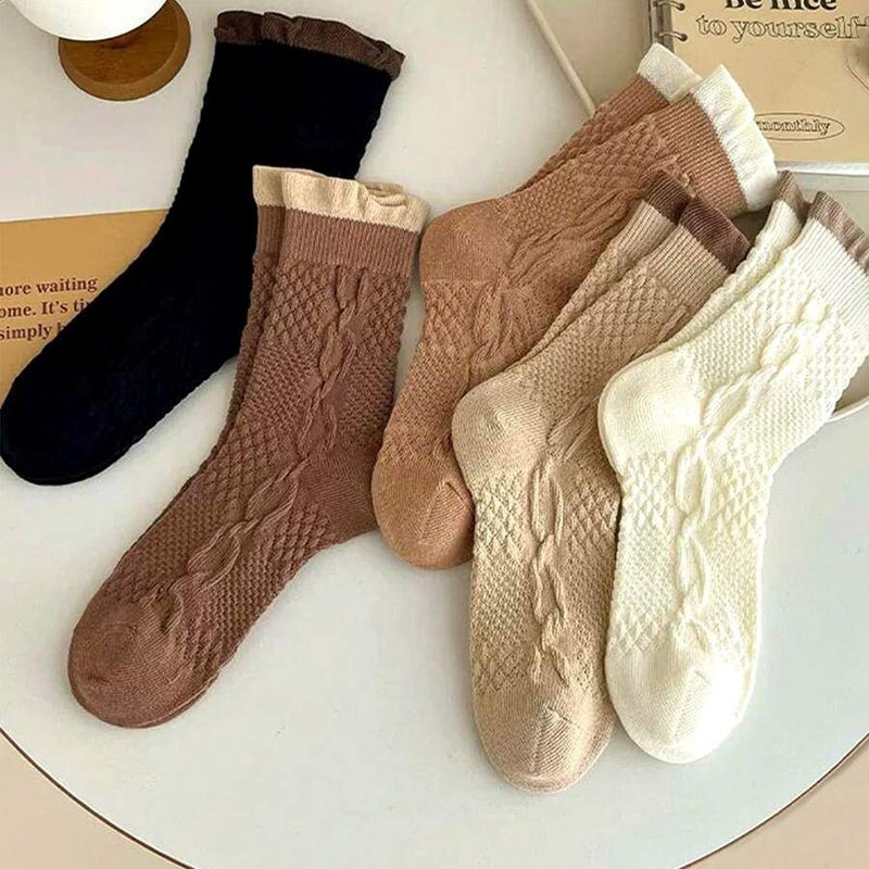 Retro Chic Relaxed Socks