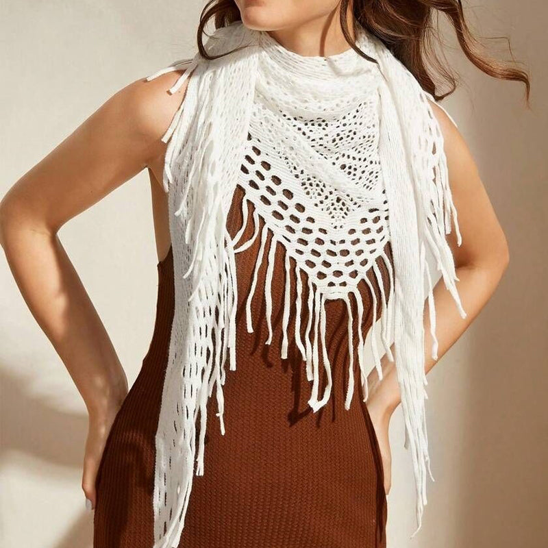 Sophisticated Hollow Scarf