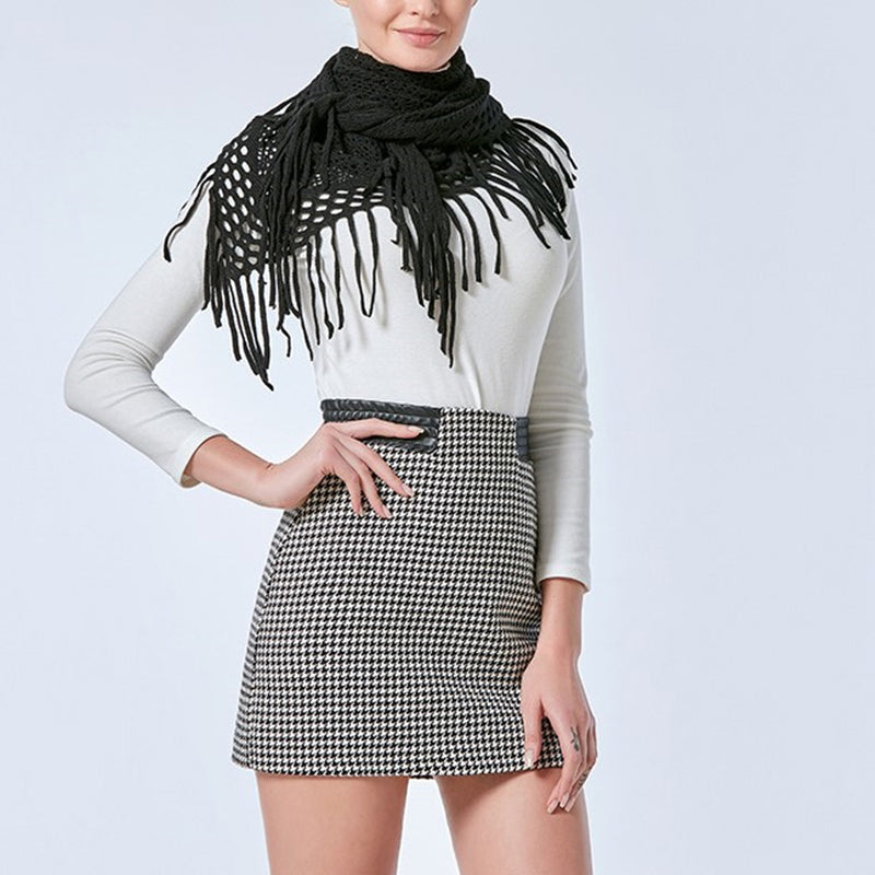 Sophisticated Hollow Scarf