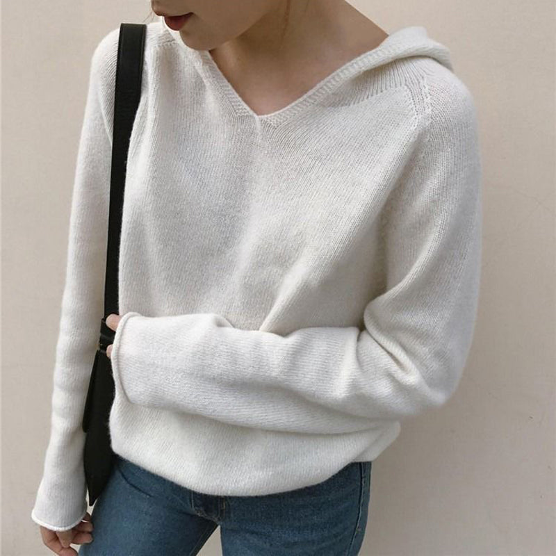 Sleek Solid Color Hoodie for Comfort and Style