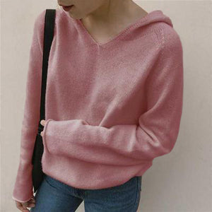 Sleek Solid Color Hoodie for Comfort and Style