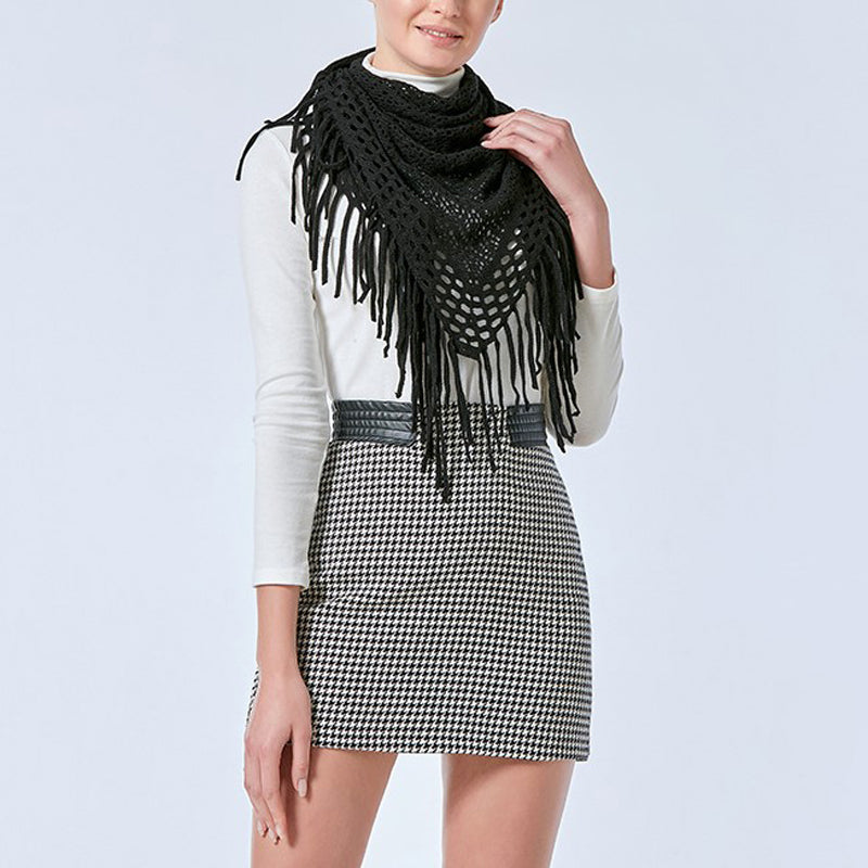 Sophisticated Hollow Scarf