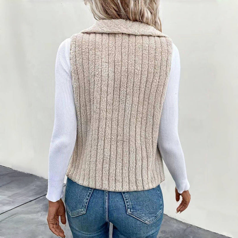Sleek Solid Color Cardigan for Relaxing Moments