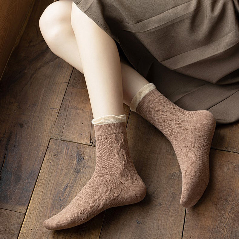 Retro Chic Relaxed Socks