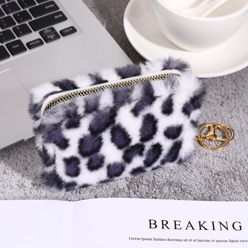 Chic Vintage Leopard Print Coin Purse