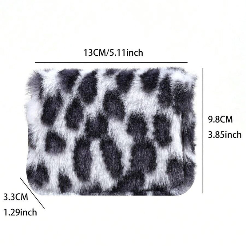 Chic Vintage Leopard Print Coin Purse