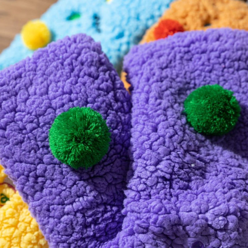 Colorful and Soft Knitted Cozy Socks