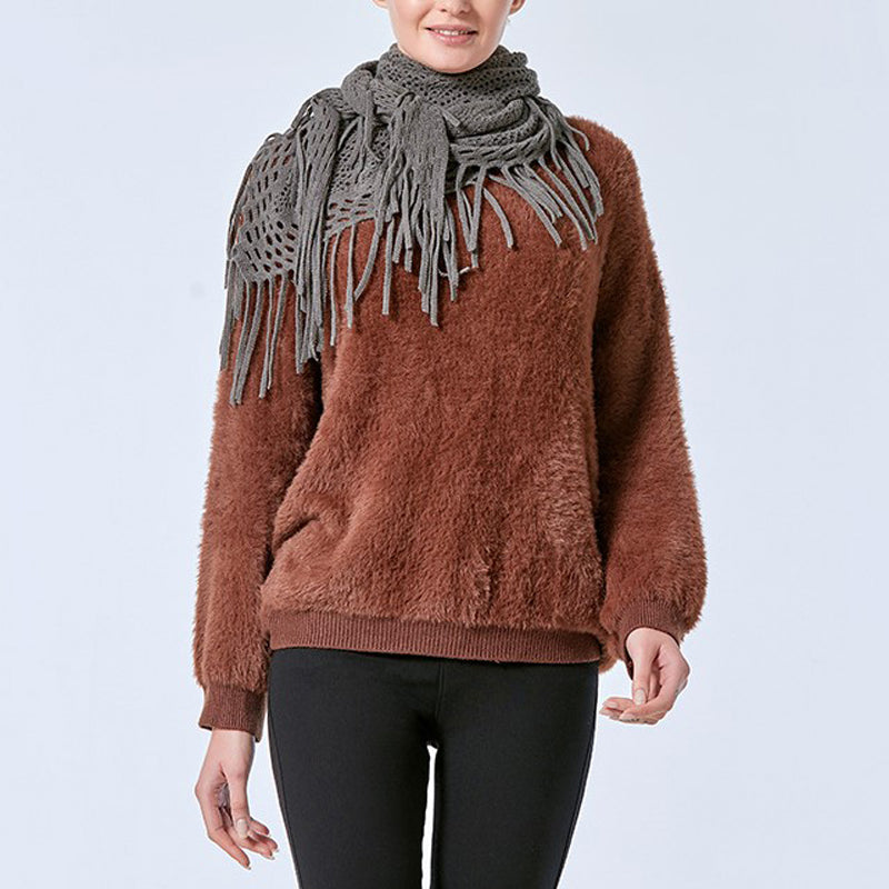 Sophisticated Hollow Scarf