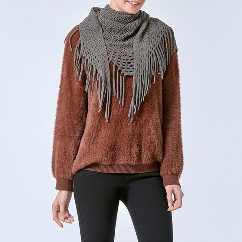 Sophisticated Hollow Scarf