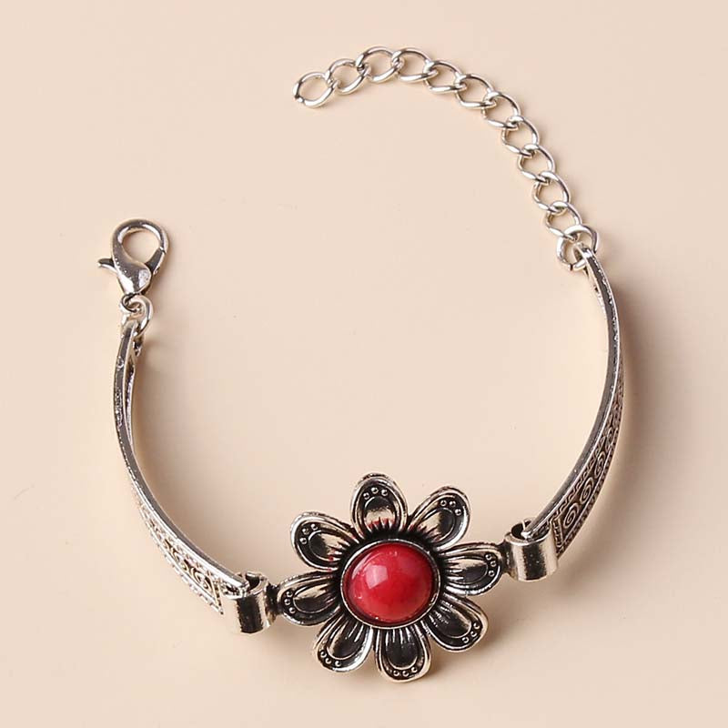 Chic Vintage Bohemian Floral Bracelet