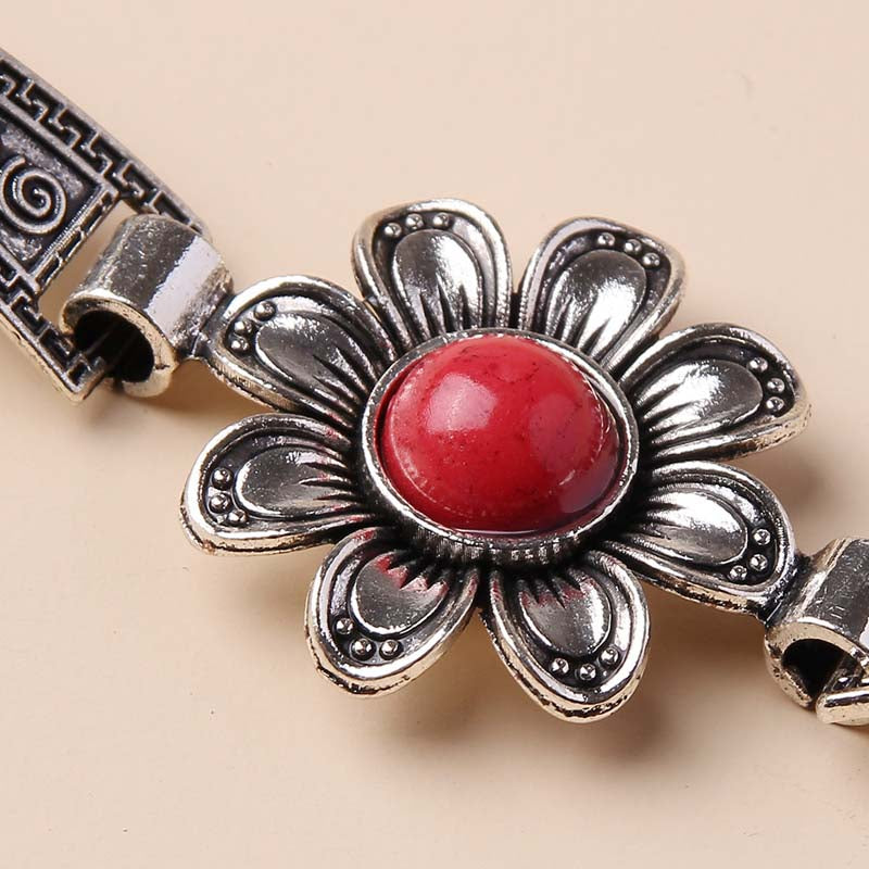 Chic Vintage Bohemian Floral Bracelet
