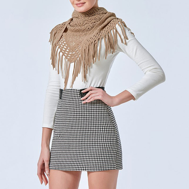 Sophisticated Hollow Scarf