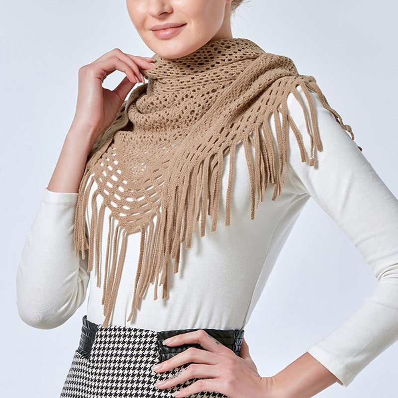 Sophisticated Hollow Scarf