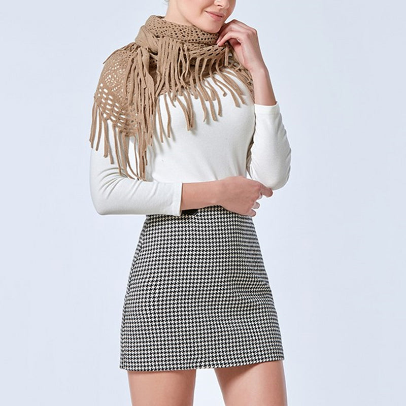 Sophisticated Hollow Scarf