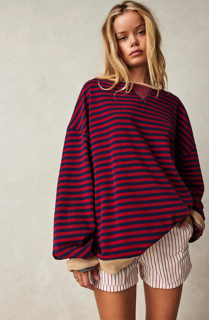 Gabe™ Striped oversized sweater