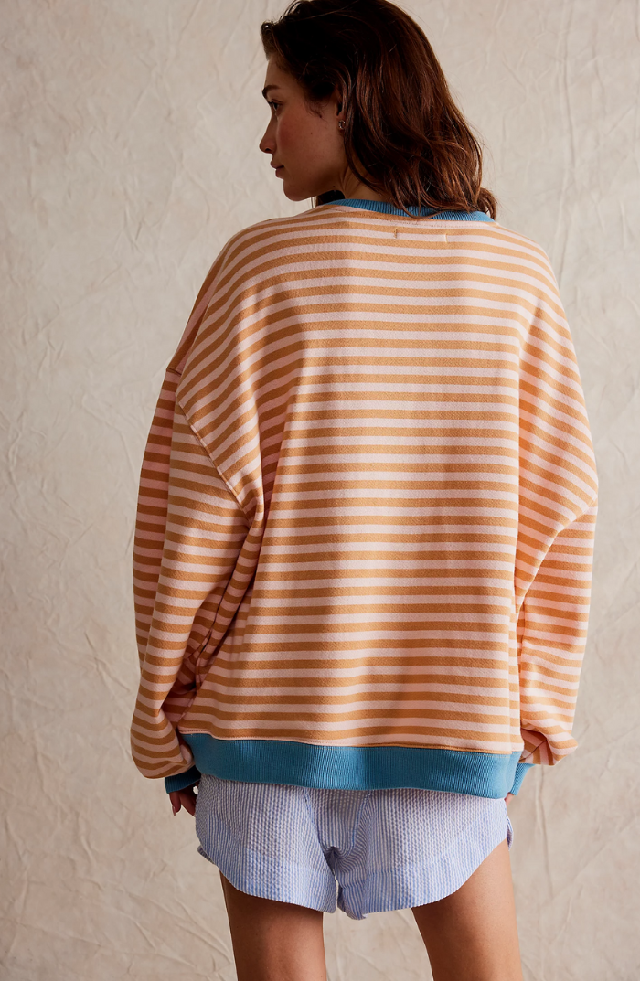 Gabe™ Striped oversized sweater