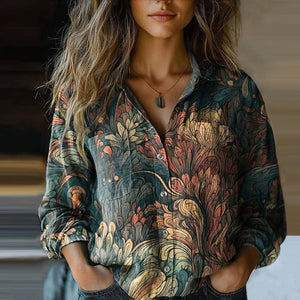 Chic Retro Casual Blouse