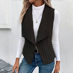 Sleek Solid Color Cardigan for Relaxing Moments