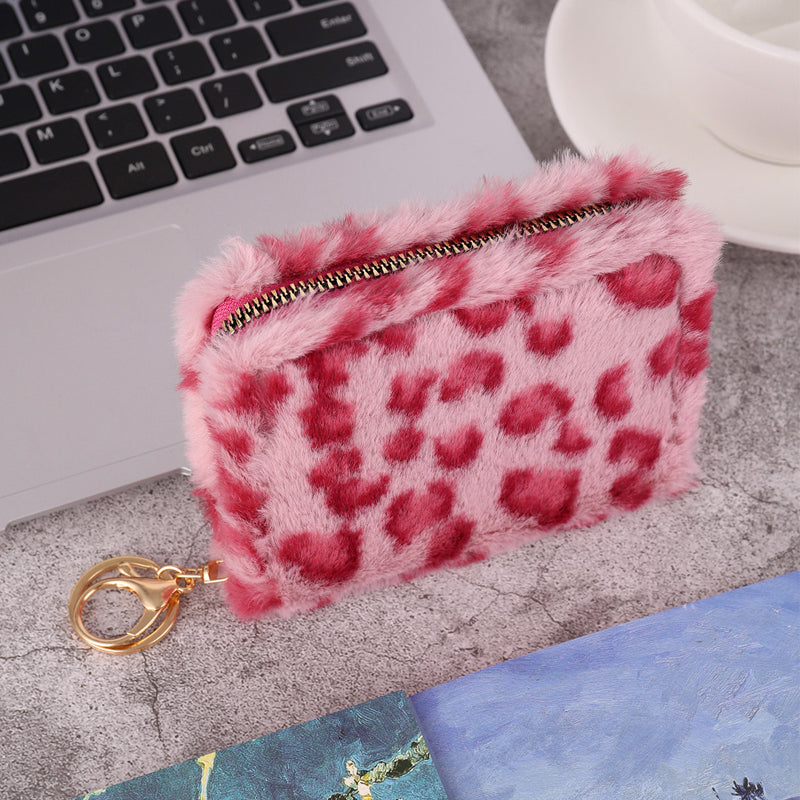 Chic Vintage Leopard Print Coin Purse