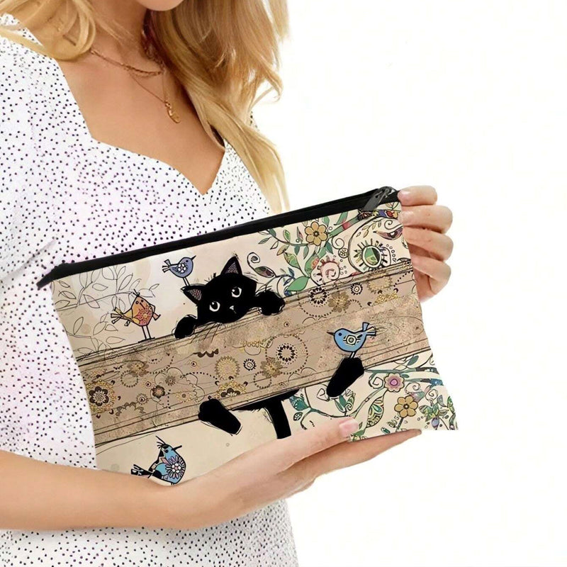 Charming Cat Patterned Bag for Cat Lovers