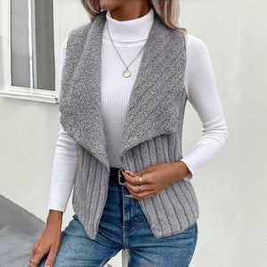 Sleek Solid Color Cardigan for Relaxing Moments