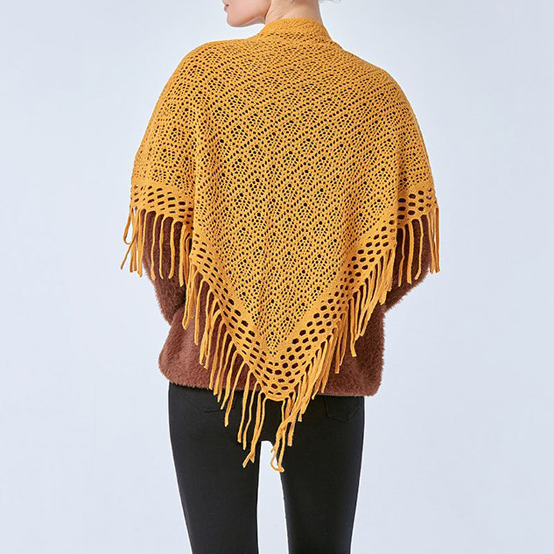 Sophisticated Hollow Scarf