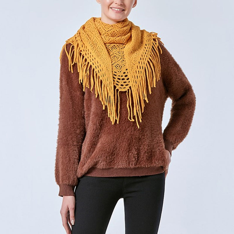Sophisticated Hollow Scarf