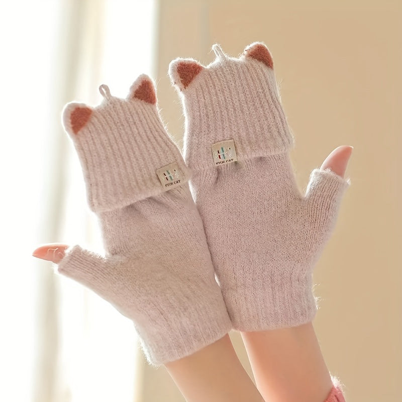 Colorful Cartoon Gloves for Warmth and Style