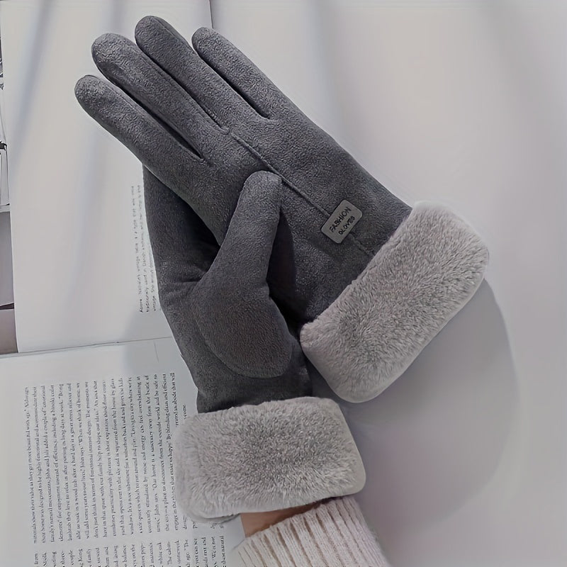 Elegant Varma Plush Gloves for Ultimate Comfort