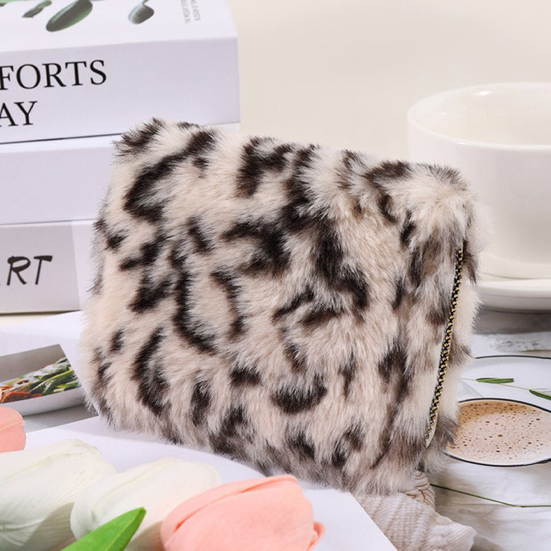 Chic Vintage Leopard Print Coin Purse