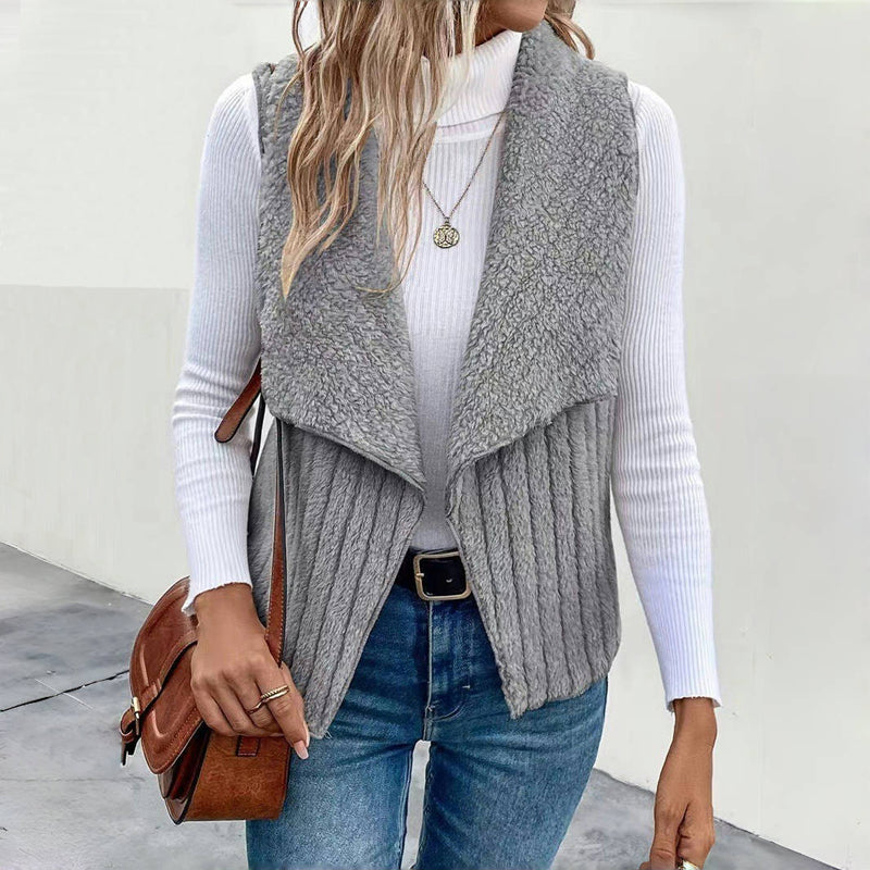 Sleek Solid Color Cardigan for Relaxing Moments