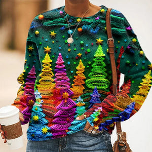 Festive Colorful Christmas Sweatshirt